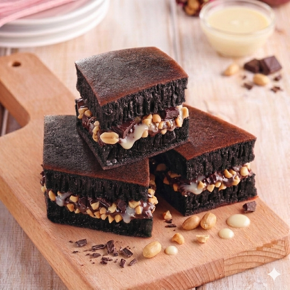 BLACK FOREST KACANG COKLAT SUSU